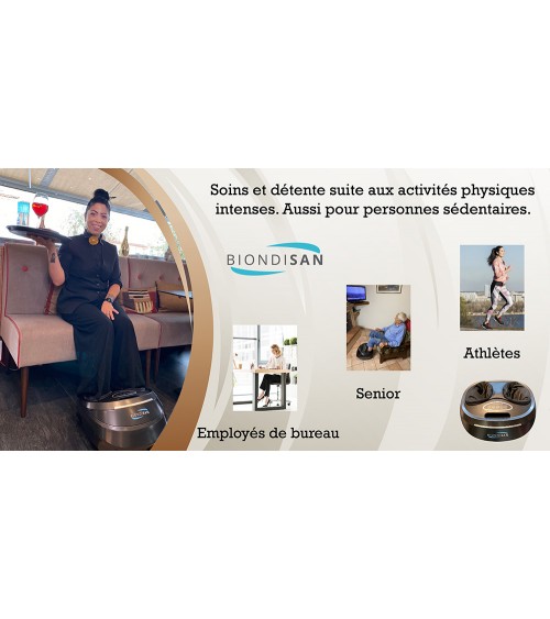 Appareil de massage shiatsu pour pied